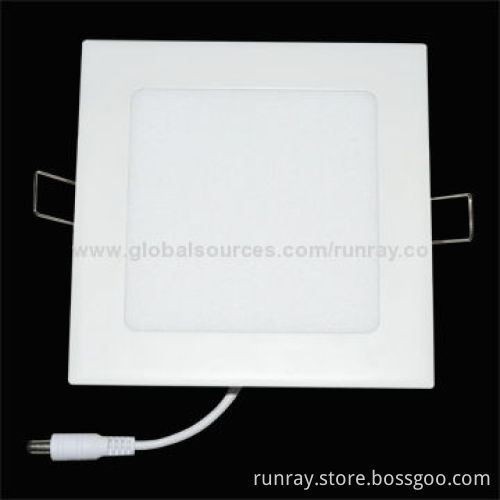 Square Dimmable LED Panel Light, 9W, 85-265V AC, Epistar 2835 SMD Chip, 145*145mm, ISO9001 Factory